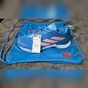 Adidas AVACOURT CLAY PULSE Blue/white/pink Court Tennis Shoes GV9527 Sz 7.5 NWB